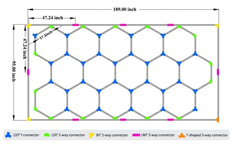 Grid System Led Shop Lights(001)