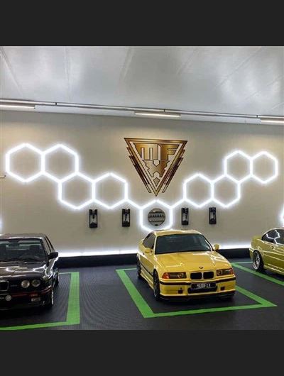 أضواء LED مسدس للجدار